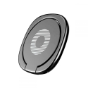 BASEUS-RINGSUMQ-01 - Baseus Anneau Privity Ring métal noir pour sécuriser la prise en main de votre smartphone