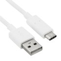 CABLE-UBSC-BLANC - Câble USB-C blanc charge et synchronisation longueur 1m