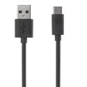 CABLE-UBSC-NOIR - Câble USB-C noir charge et synchronisation longueur 1m