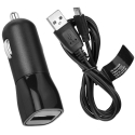 CAC2A-MICROUSB - Chargeur voiture prise allume cigare USB 2A + câble Micro-USB 