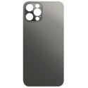 CACHE-IP12PRONOIR - Vitre arrière (dos) iPhone 12 Pro coloris Graphite en verre