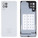 CACHE-M324GBLANC - Dos (cache batterie) origine Samsung Galaxy M32(4G) coloris blanc avec lentille photo