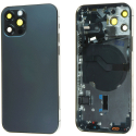 CHASSNAP-IP12PRONOIR - Châssis complet avec nappes iPhone 12 Pro coloris graphite (noir)