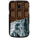 CPRN1S7390CHOCO - Coque rigide Galaxy Trend Lite S7390 Impression Motif tablette chocolat