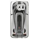 CRYSGALS7EDGEVOITURE - Coque rigide transparente pour Samsung Galaxy S7-Edge avec impression Motifs voiture de course