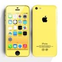 ECRANCOLORIP5JAUNE - Film protecteur d'écran contours jaunes pour Apple iPhone 5,5s et 5c