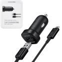 EP-LN930BBEGWW - Chargeur voiture Samsung Micro_USB en 2 parties compatible Fast-Charge