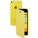 FOLIOCOVIP5CJAUNE - Etui ultra fin Folio Cover iphone 5c jaune