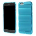 GELSOFAIP6BLEU - Coque souple en gel SOFA bleu pour iPhone 6 aspect matelassé