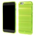 GELSOFAIP6VERT - Coque souple en gel SOFA vert pour iPhone 6 aspect matelassé