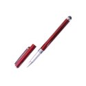 GTSTYLET-RED - Stylet et crayon bille avec capuchon coloris rouge