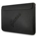 GUESS-GUCS13PUSASBK - Etui Guess pour Macbook Pro / Air 13.3 pouces noir