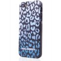 KLHCP5CABL - Coque souple iPhone 5s et SE Karl Lagerfeld motif panthère bleue