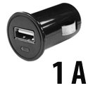 MINICAC1A - Bouchon Allume-cigare prise USB pour smartphone capacité 1 Ampère
