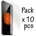 PACKX10-GLASSIP6 - Pack 10 protecteurs écran en verre trempé iPhone 6s