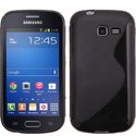 SLINES7390NOIR - Coque Housse S-Line noire Galaxy Trend Lite Samsung S7390