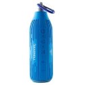 SPEAKBOTTLE-BLEU - Enceinte Sport antichoc bluetooth et NFC forme bouteille coloris bleu