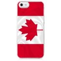 TPU0IPHONE5SDRAPCANADA - Coque souple pour Apple iPhone 5S avec impression Motifs drapeau du Canada