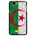 TPU1RAINBOWDRAPALGERIE - Coque Souple en gel noir pour Wiko Rainbow avec impression Motifs drapeau de l'Algérie