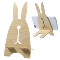 WOODSTAND-LAPIN - Support LAPIN en bois pour smartphone 