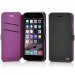 BOOKES1038DGV - Etui Folio Fonex série Elegance Stand pour iPhone 6s Plus gris foncé et violet