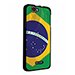 CPRN1RAINBOWDRAPBRES - Coque Noire pour Wiko Rainbow Drapeau Brésil