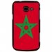 CPRN1S7390DRAPMAROC - Coque rigide Galaxy Trend Lite S7390 Impression drapeau Maroc