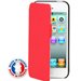 ETUICOXIP5MIFR - ETUICOXIP5MIFR Etui coque à rabat latéral rouge pour iPhone 5s made in france