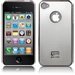 HBARESILVER-IPHONE4 - Coque Case-mate Barely Silver pour iPhone 4