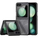 DUXAIMO-FLIP6NOIR - Coque Galaxy Z Flip 6 coque transparente avec contour noir