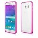 BUMPMETALS6ROSE - Bumper en métal rose foncé pour Samsung Galaxy S6