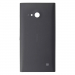 CACHE-LUMIA735NOIR - Cache batterie (coque de remplacement) noire pour Lumia 735