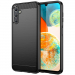 CARBOBRUSH-A34 - Coque Galaxy-A34(5G) antichoc coloris noir aspect carbone