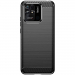 CARBOBRUSH-REDMI10C - Coque Xiaomi Redmi-10c antichoc coloris noir aspect carbone