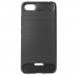 CARBOBRUSH-REDMI6A - Coque Xiaomi Redmi-6A antichoc coloris noir aspect carbone