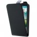 CARBOLGL70NOIR - Etui Carbone noir à rabat pour LG L70