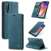 CASEME013-A31BLEU - CaseMe étui latéral Galaxy A31 aspect nubuck bleu
