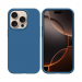 COV-IP16PROBLEUM - Coque en silicone iPhone 16 Pro souple flexible et enveloppante bleu marine