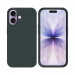 COV-IP17NOIR - Coque en silicone iPhone 17 souple flexible et enveloppante coloris noir