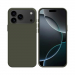 COV-IP17PMAXGRIS - Coque en silicone iPhone 17 Pro Max souple flexible et enveloppante coloris gris foncé