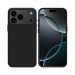 COV-IP17PRONOIR - Coque en silicone iPhone 17 Pro souple flexible et enveloppante coloris noir