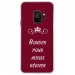 CRYSGALAXYS9BOUDERBORDEAU - Coque rigide transparente pour Samsung Galaxy S9 avec impression Motifs Bouder pour mieux Régner bo