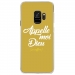 CRYSGALAXYS9DIEUOR - Coque rigide transparente pour Samsung Galaxy S9 avec impression Motifs Appelle moi Dieu or