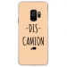 CRYSGALAXYS9DISCAMIONBEIGE - Coque rigide transparente pour Samsung Galaxy S9 avec impression Motifs Dis Camion beige