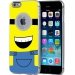 CRYSIP655MINION1OEIL - Coque rigide transparente iPhone 6 Plus impression motif d'un mignon personnage