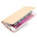 DUX-FOLIOA32017GOLD - Etui Galaxy A3-2017 gold fin avec rabat latéral aimant invisible et coque souple