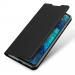 DUX-FOLIOS20FENOIR - Etui Galaxy S20-FE noir fin avec rabat latéral aimant invisible et coque souple