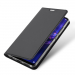 DUX-MATE20LITEGRIS - Etui Huawei Mate-20 Lite gris fin avec rabat latéral aimant invisible et coque souple
