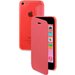 FOLIOCOVIP5CROSE - Etui ultra fin Folio Cover iphone 5c rose
