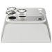 HEYB-IP17PMAXBLANC - Vitre protection bloc camréa complet iPhone 17 Pro Max coloris blanc